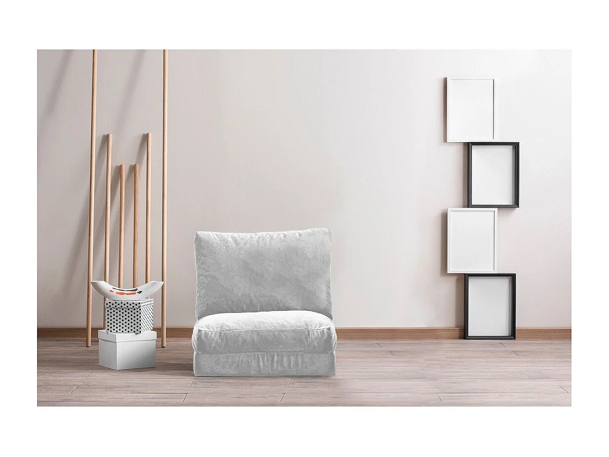 Sillón Altadena 162, Gris, 62x60x68cm, Tapiz, Patas: Plástico