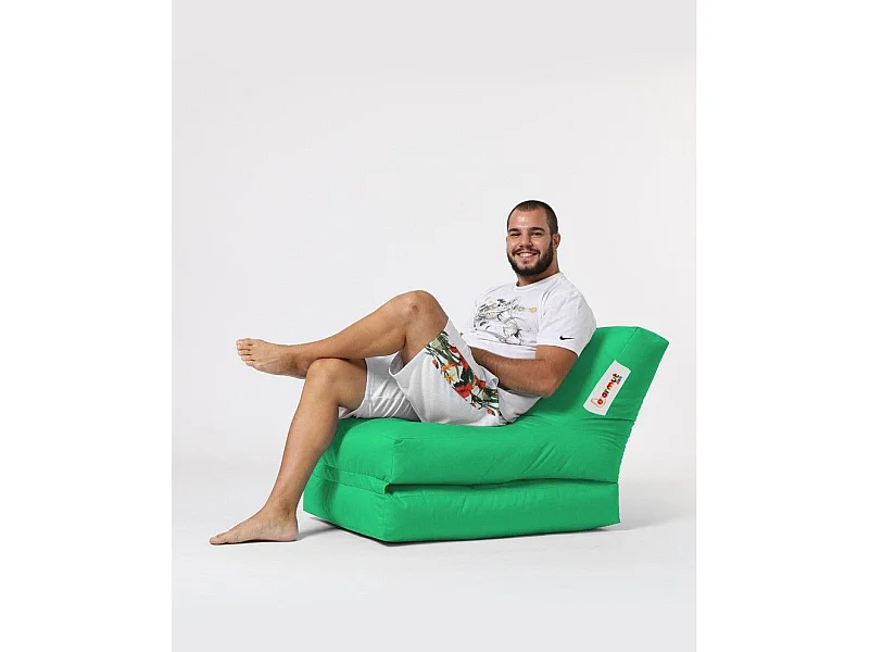 Pouf convertible / coussin de sol Kendel Vert