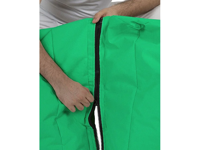 Pouf convertible / coussin de sol Kendel Vert