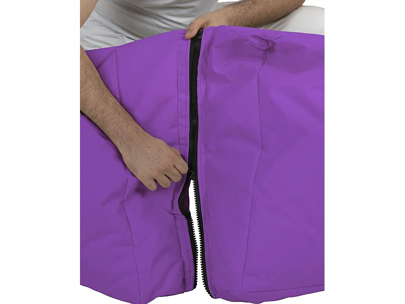 Pouf convertible / coussin de sol Kendel Violet