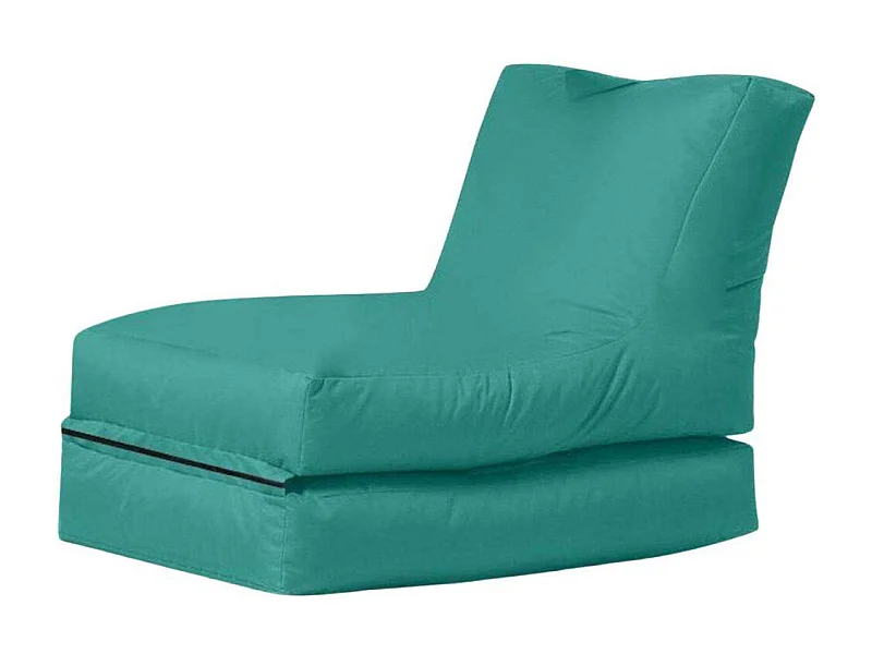 Pouf convertible / coussin de sol Kendel Bleu vert