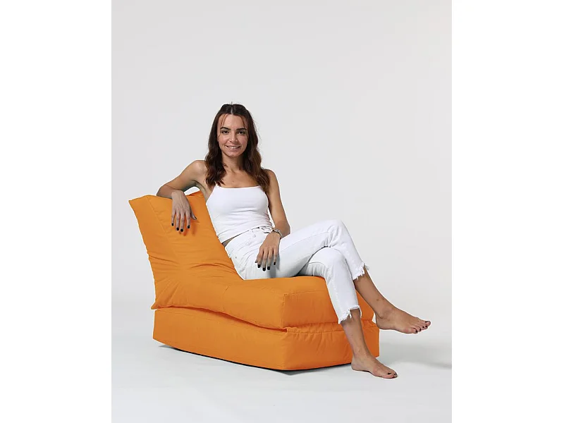Pouf convertible / coussin de sol Kendel Orange