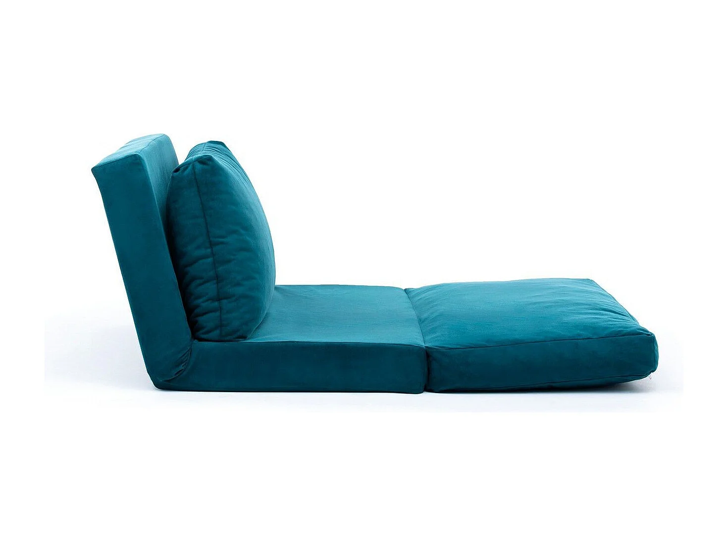 Poltrona-Cama versátil de 1 lugar – 60 x 68 x 62 cm – verde – metal e poliéster