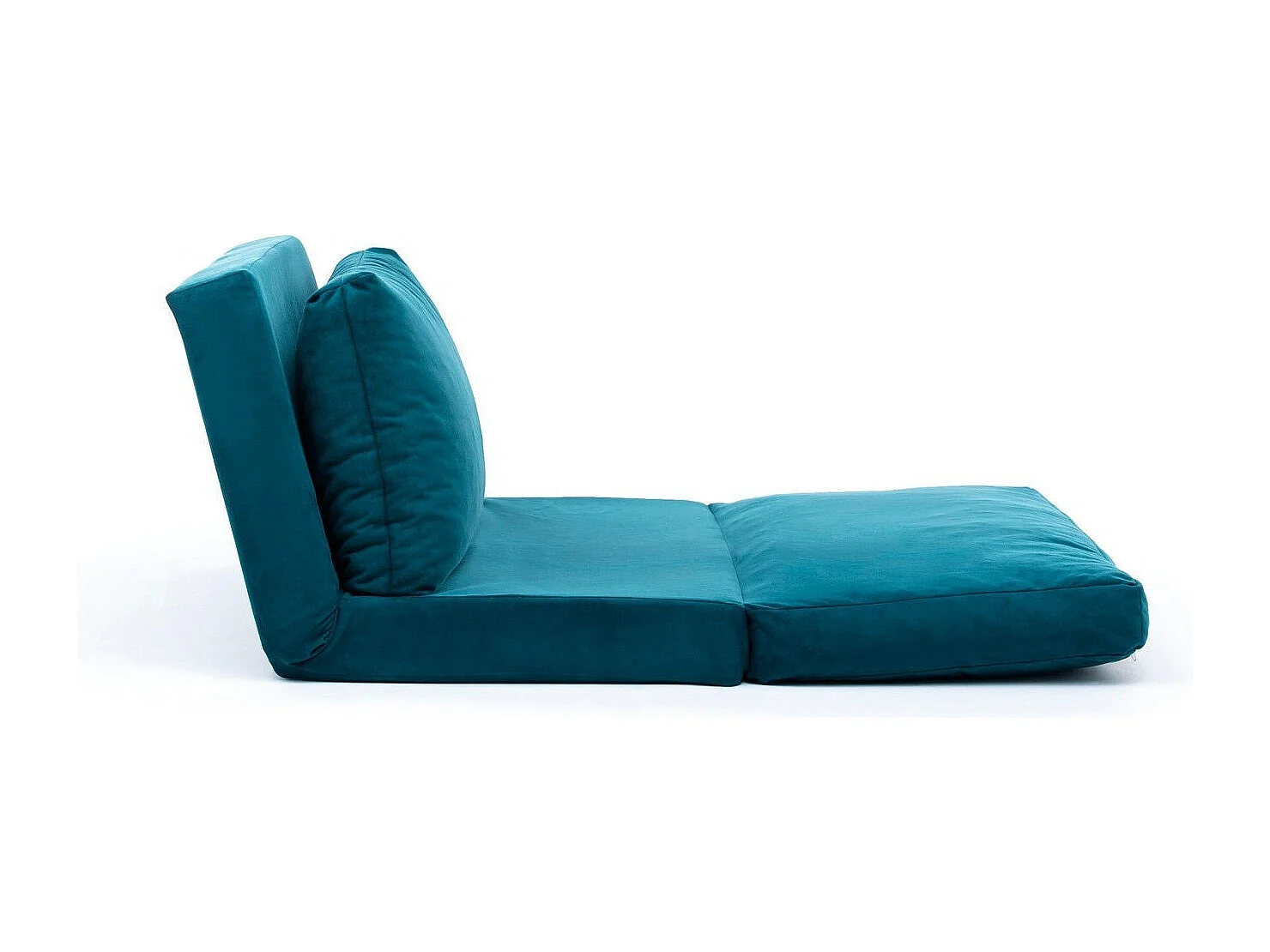 Poltrona-Cama versátil de 1 lugar – 60 x 68 x 62 cm – verde – metal e poliéster