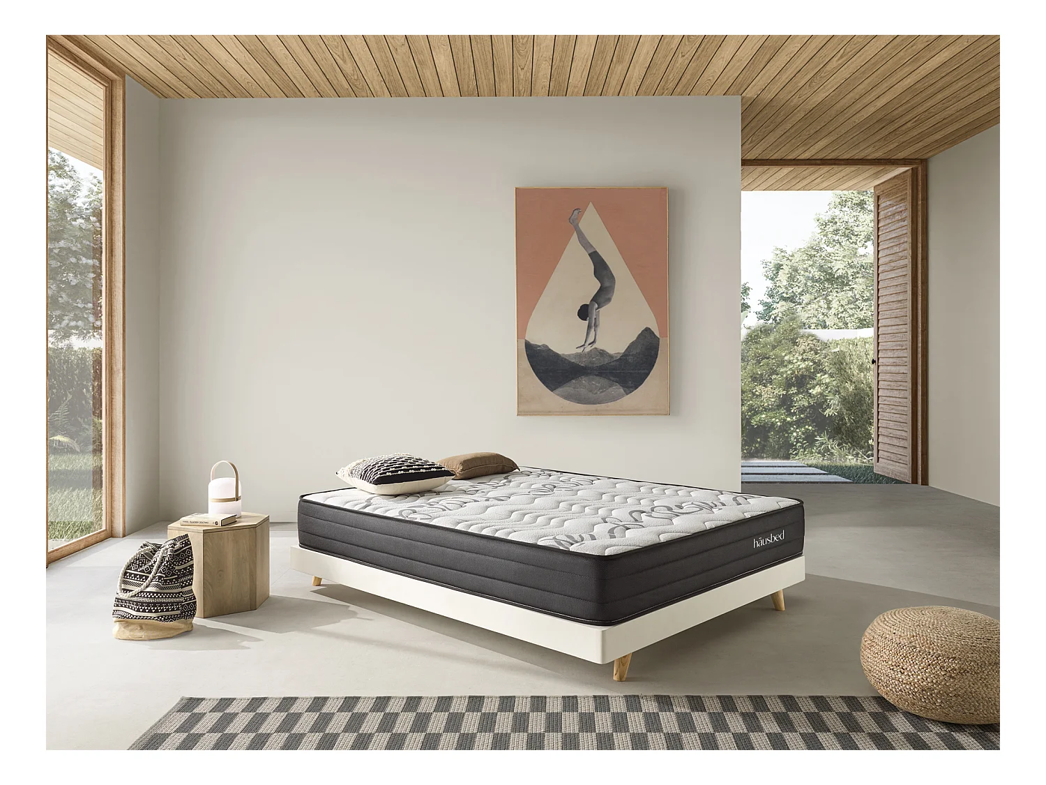 Colchón Viscoelástico Hr Air Confort Nyman 80X200 cm Häusbed