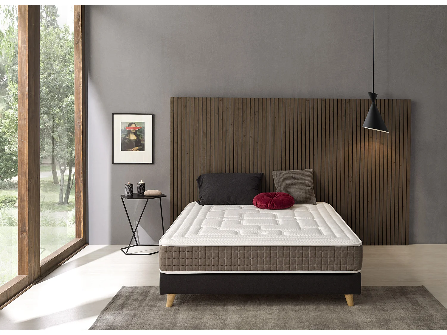 Matelas viscoélastique Hr Biopore Gunnar 150X200 cm Häusbed