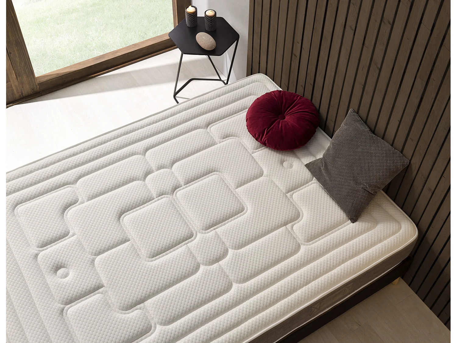 Colchón Viscoelástico Hr Biopore Gunnar 150X200 cm Häusbed