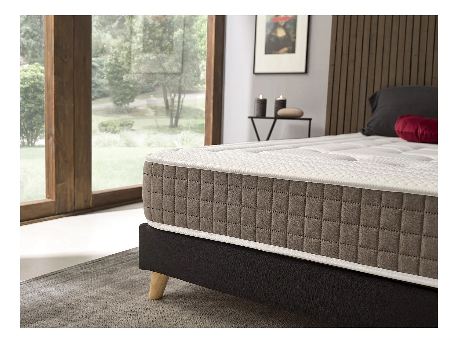 Colchón Viscoelástico Hr Biopore Gunnar 150X190 cm Häusbed