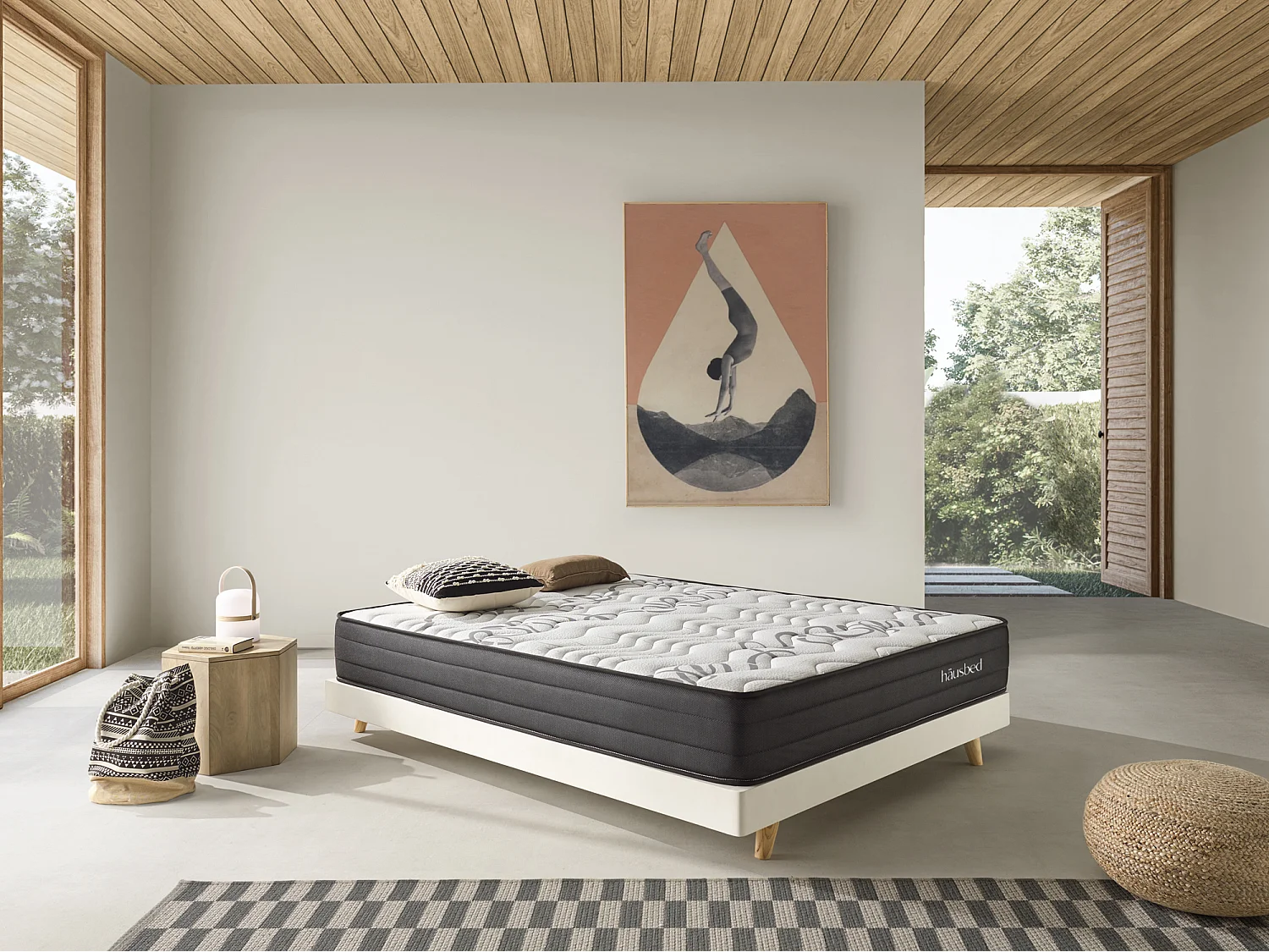 Colchón Viscoelástico Hr Air Confort Nyman 135X180 cm Häusbed