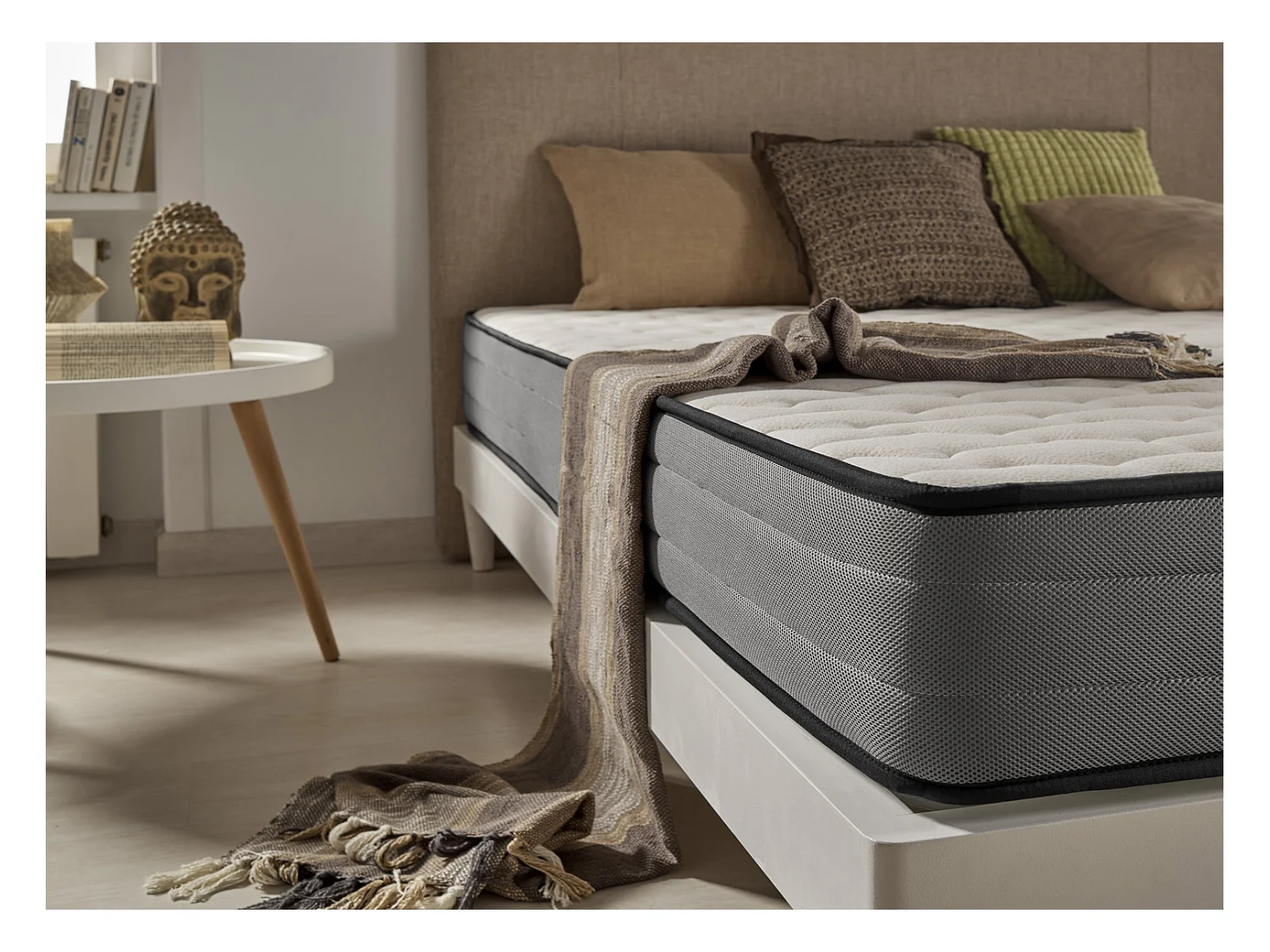 Colchón Viscoelástico Hr Air Confort Wallin 150X190 cm Häusbed