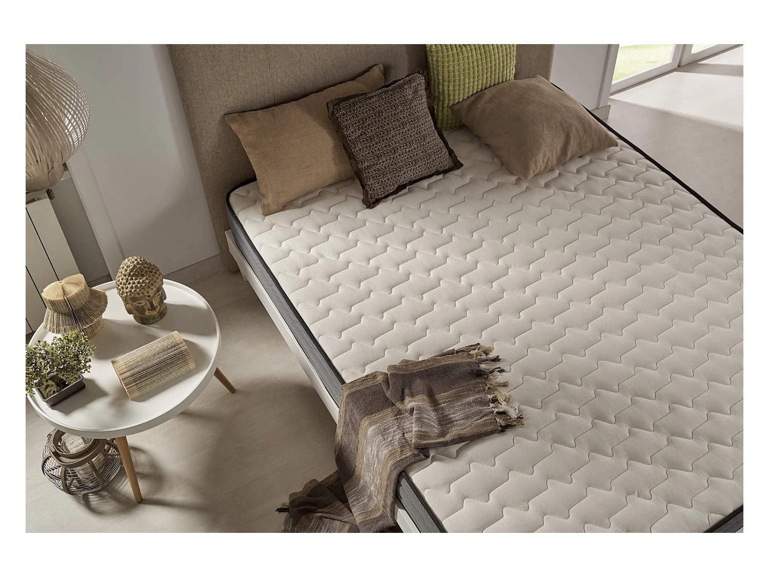 Colchón Viscoelástico Hr Air Confort Wallin 150X200 cm Häusbed