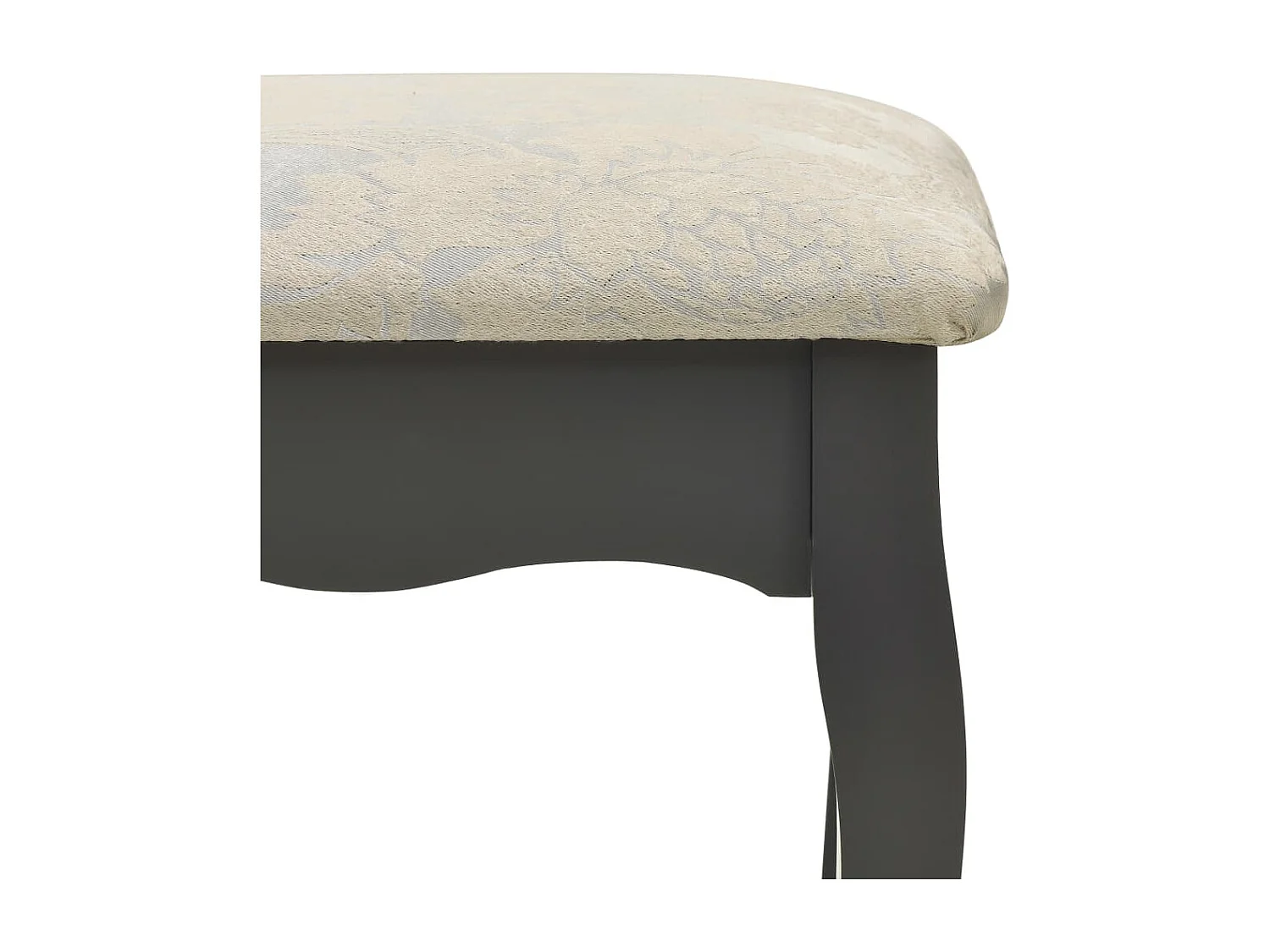 Juego de tocador con taburete 75 x 69 x 140 cm gris 02_0006272