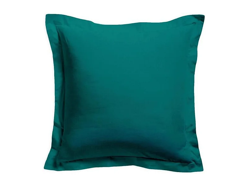 Federa per cuscino 100% cotone - 75x75 cm - Verde smeraldo