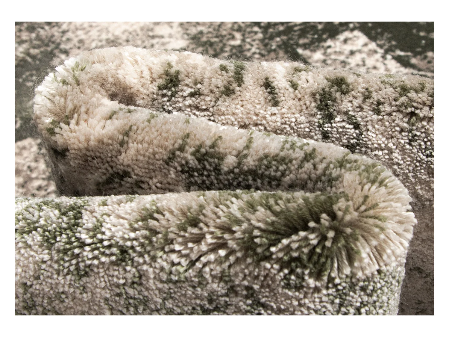 Tapis 100x300 vert Royal Shade