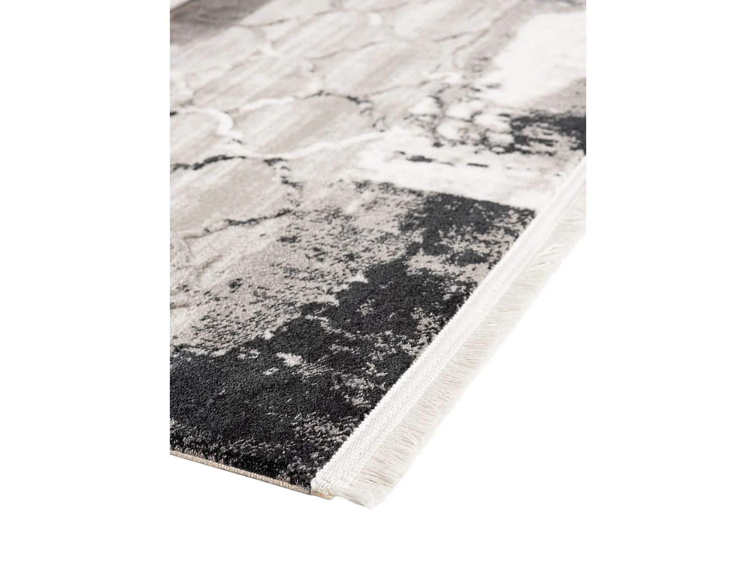 Tapis 62x120 gris Davos Mesh