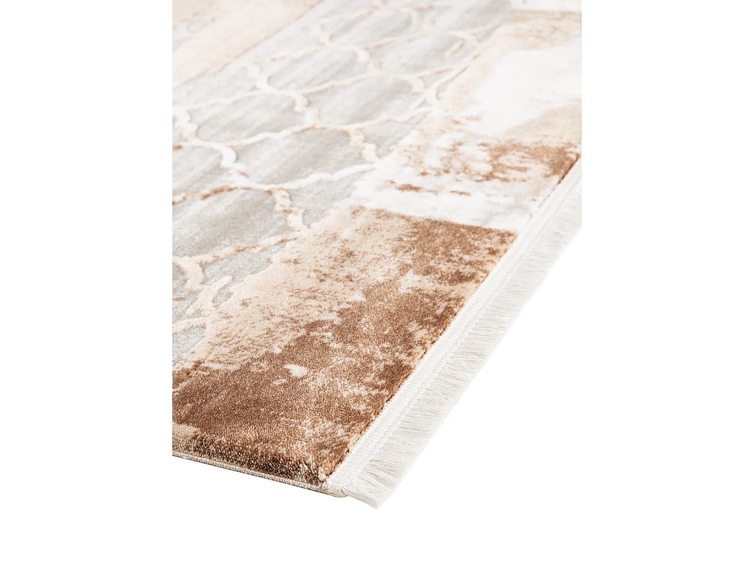 Tapis 62x185 brun Davos Mesh