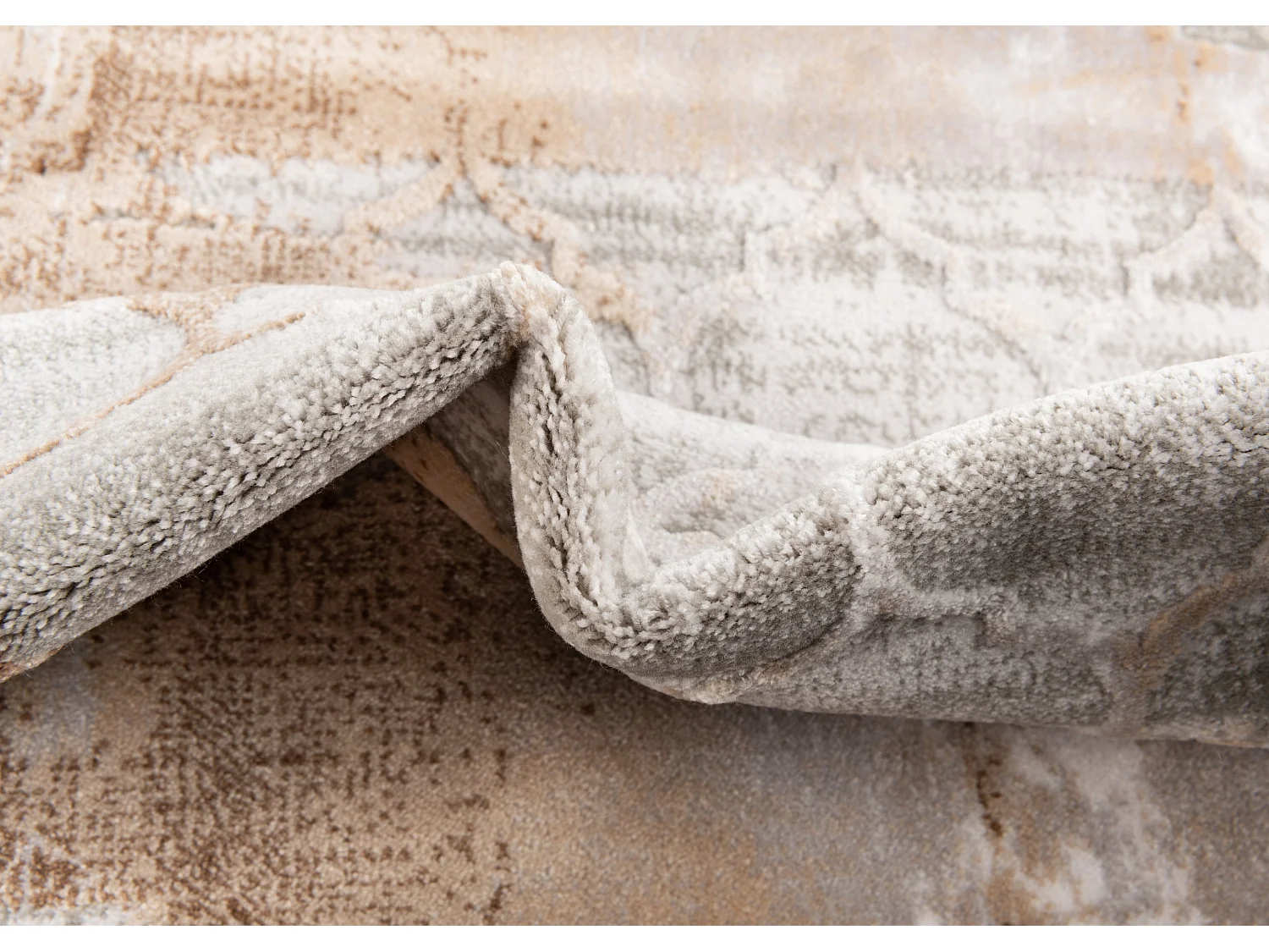 Tapis 62x185 brun Davos Mesh