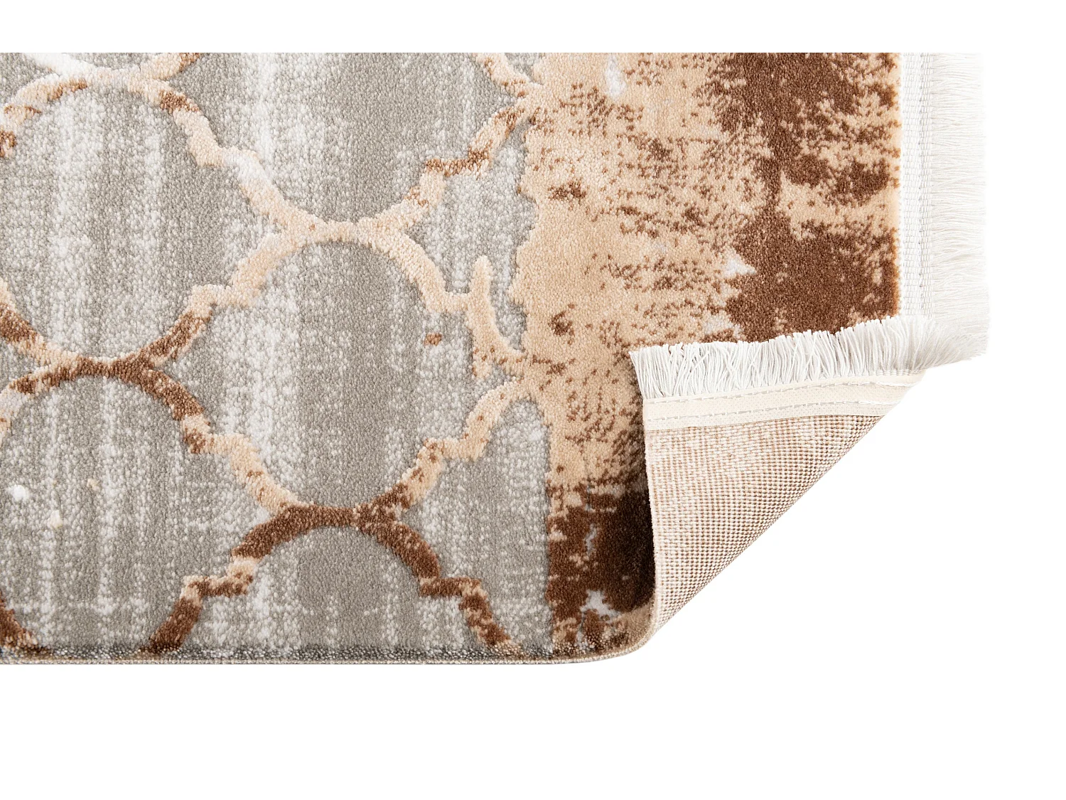 Tapis 62x185 brun Davos Mesh