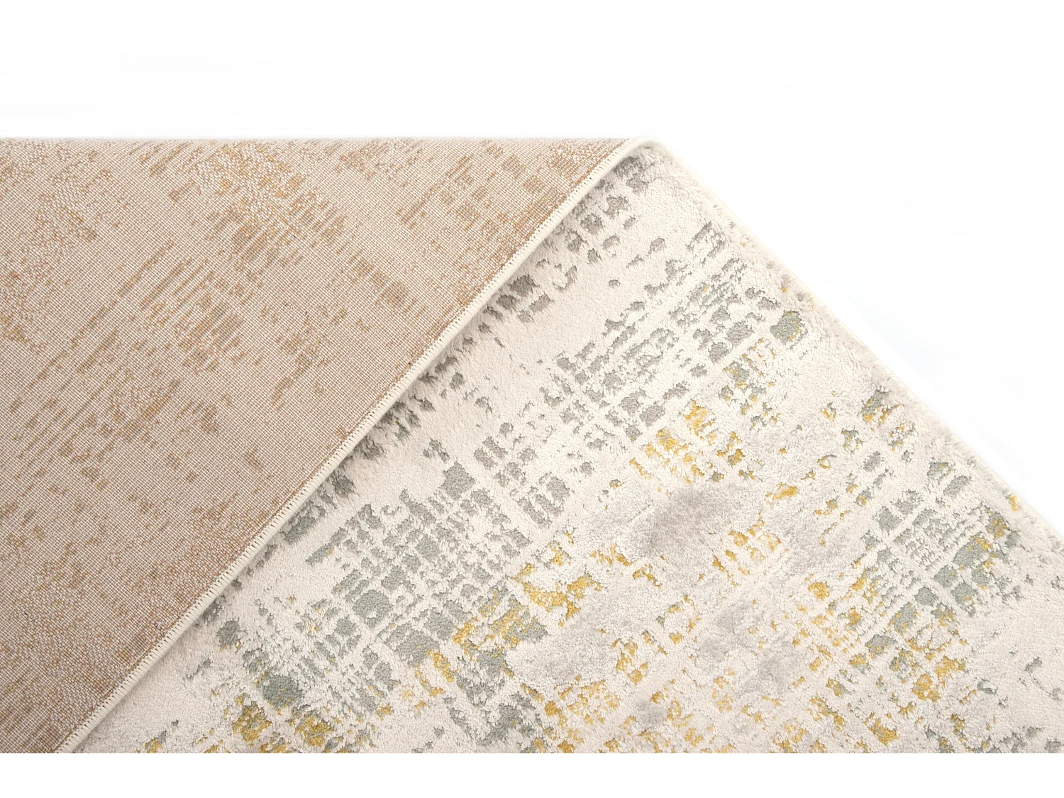 Tapis 80x300 beige Royal Grid