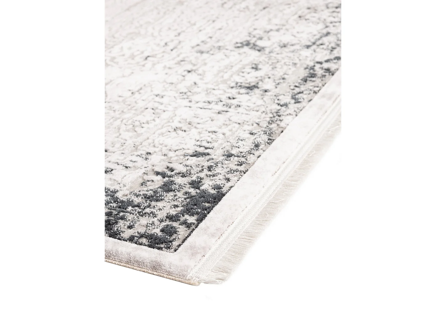 Tapis 62x120 gris Davos Elegance