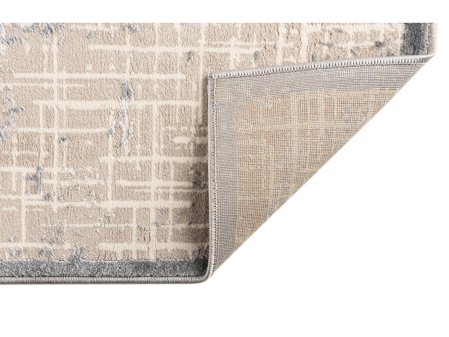 Tapis 80x305 blanc crème Bern Shimmer