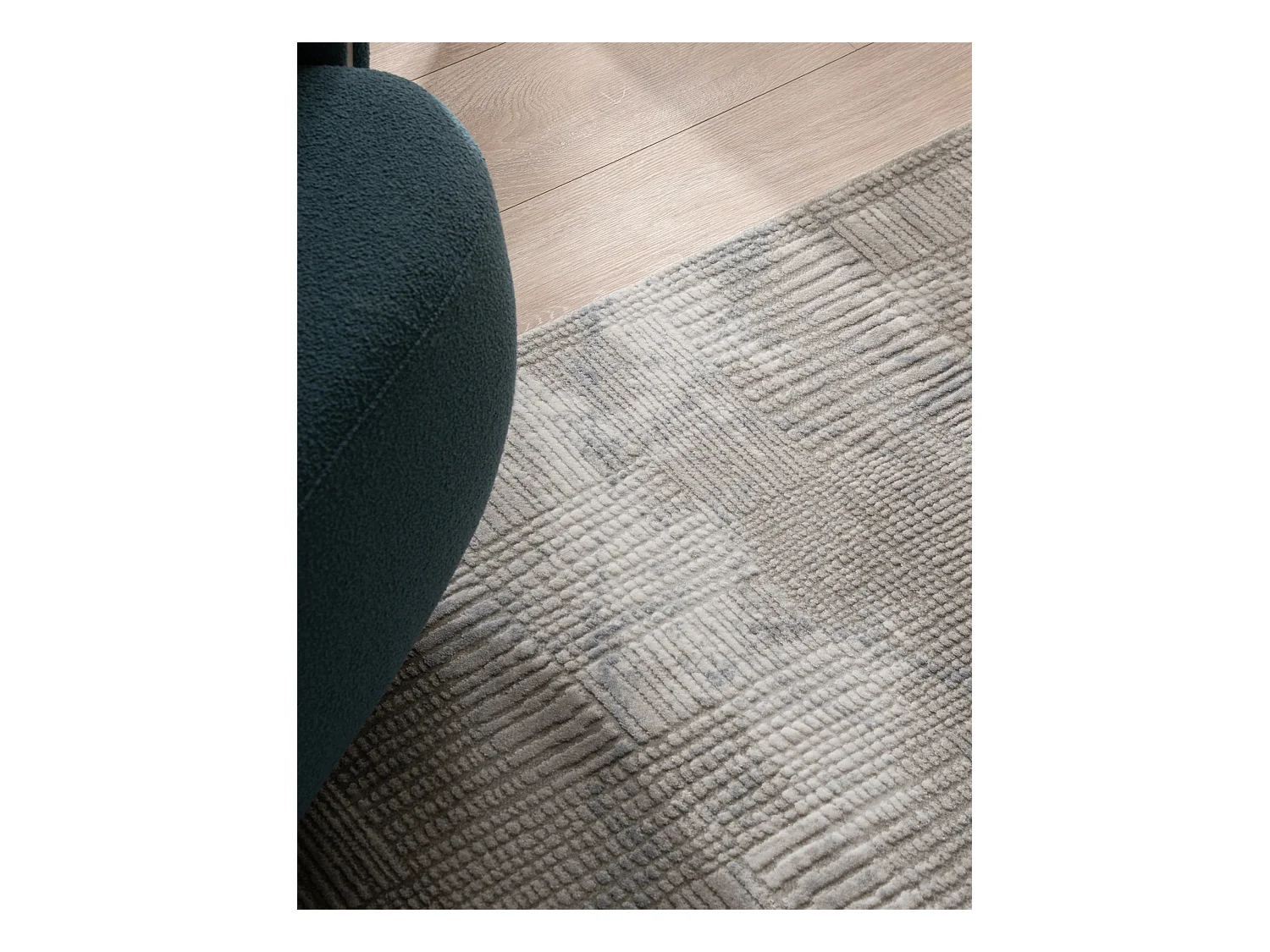 Teppich 62x120 Grau Davos Flawless