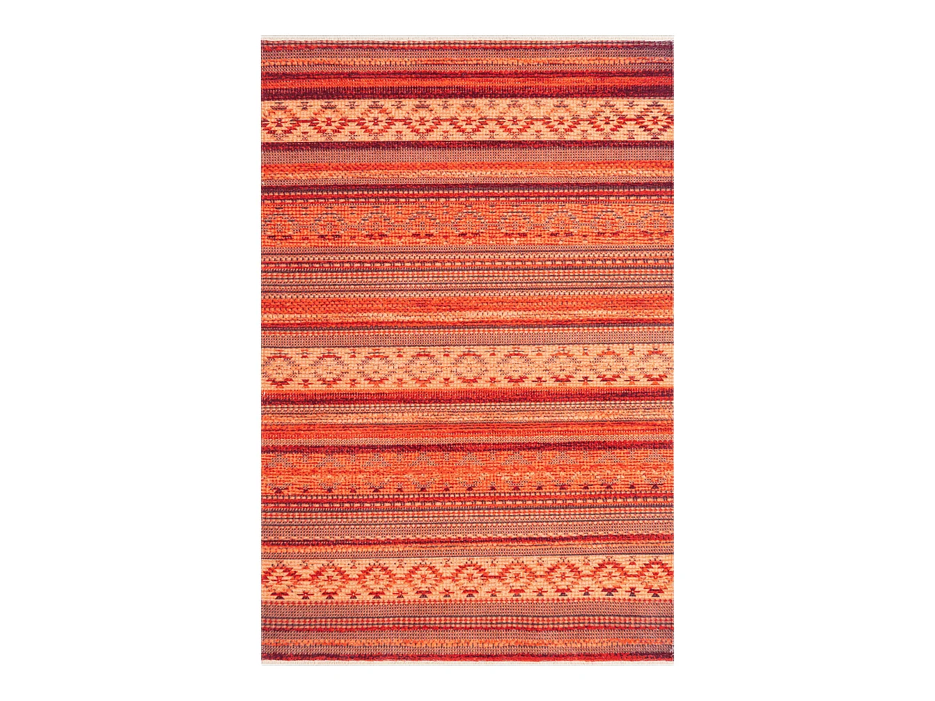 Tapis 80x305 orange Kriens Makaha