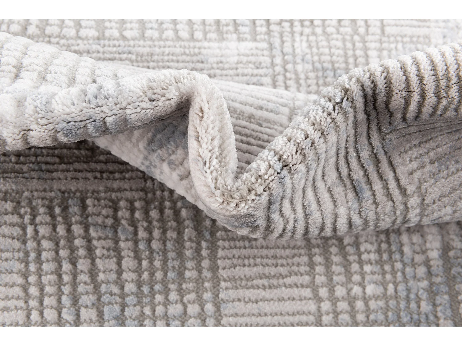 Tapis 62x185 gris Davos Flawless