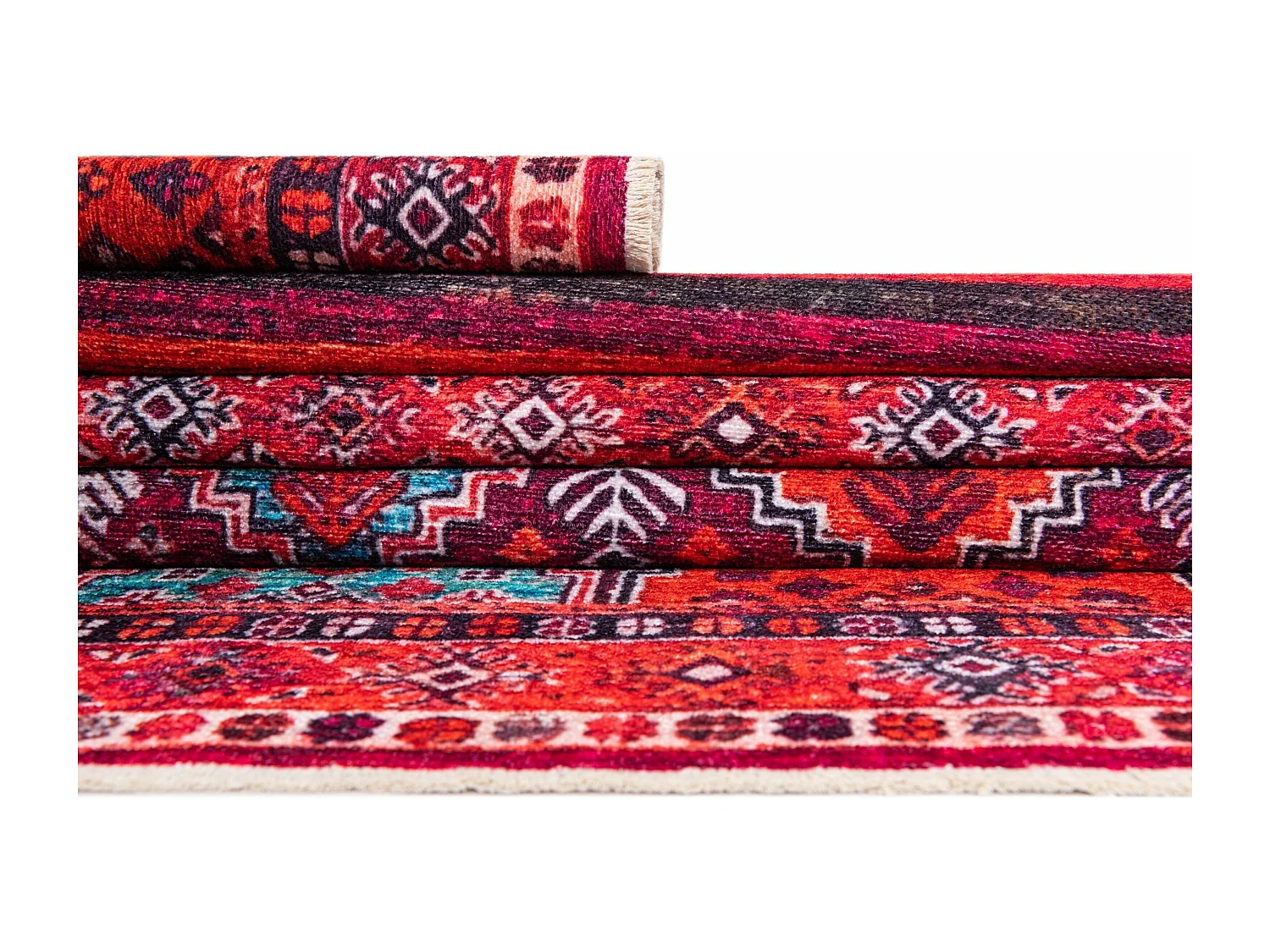 Tapijt 185x65 Rood Kriens Attai