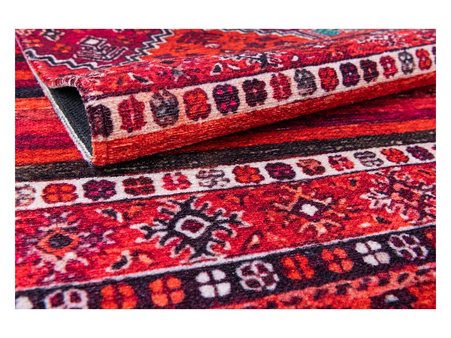 Tapis 65x185 rouge Kriens Attai