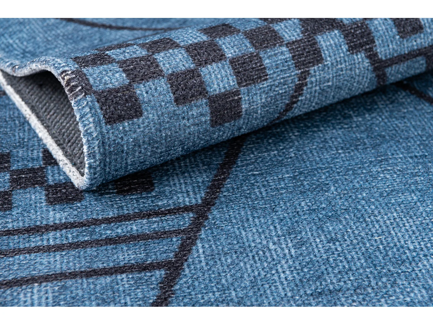 Tapijt 185x65 Blauw Kriens Maya