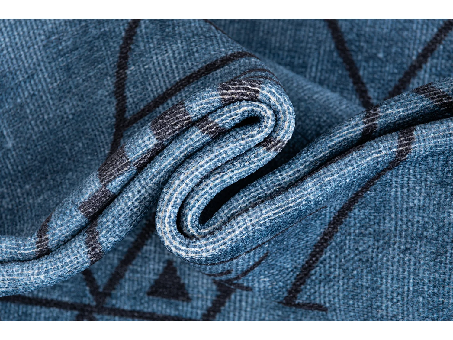 Tapijt 185x65 Blauw Kriens Maya