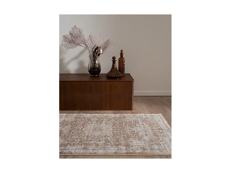 Teppich 80x305 Grau Bern Shimmer