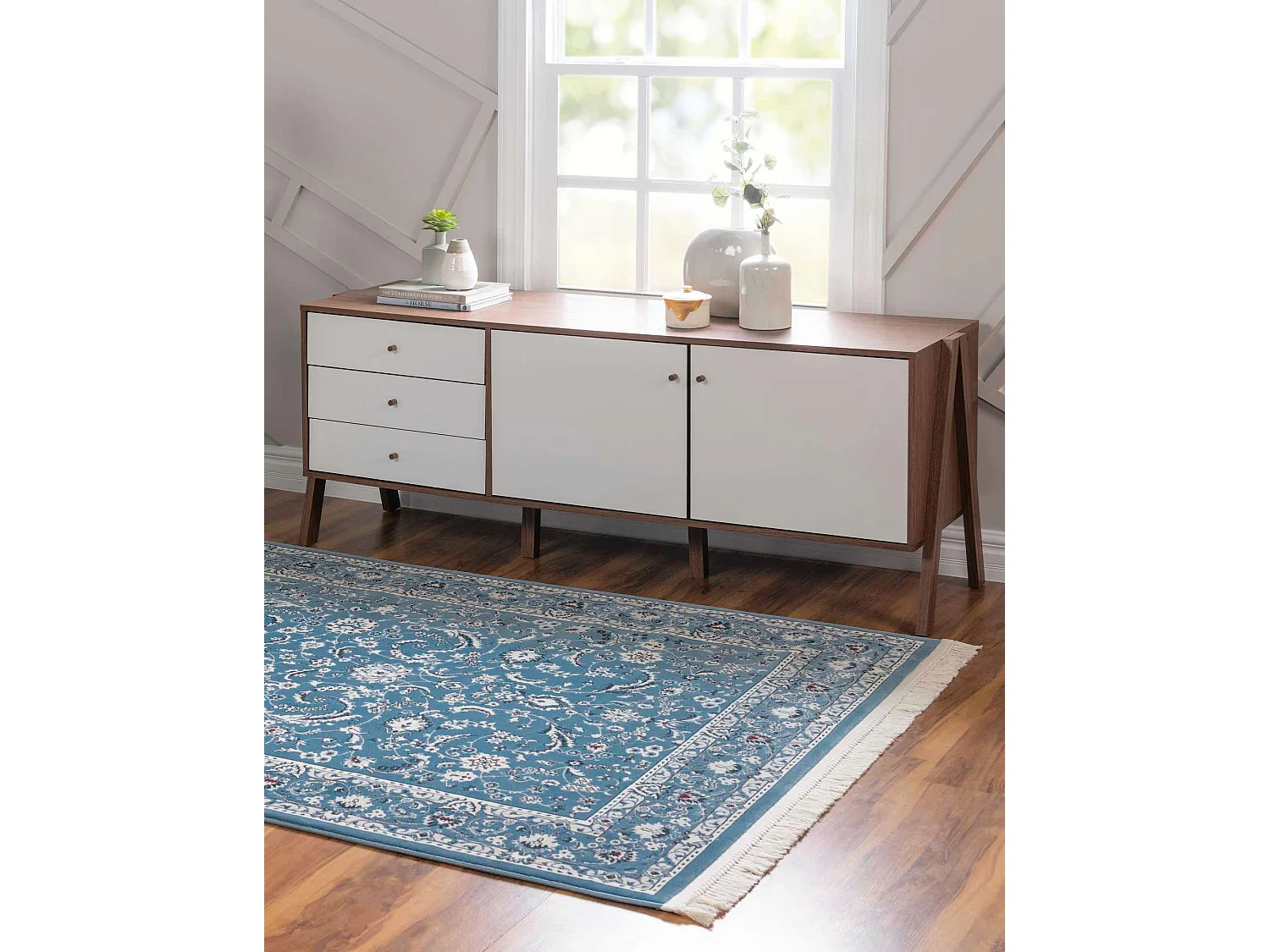 Teppich 89x396 Blau Classical