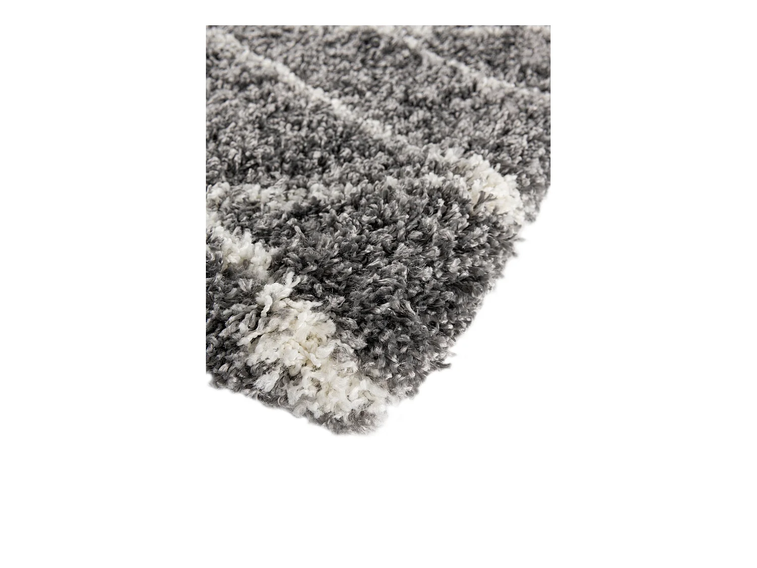 Hoogpolig tapijt 183x61 SteenGrijs Lachen Fence