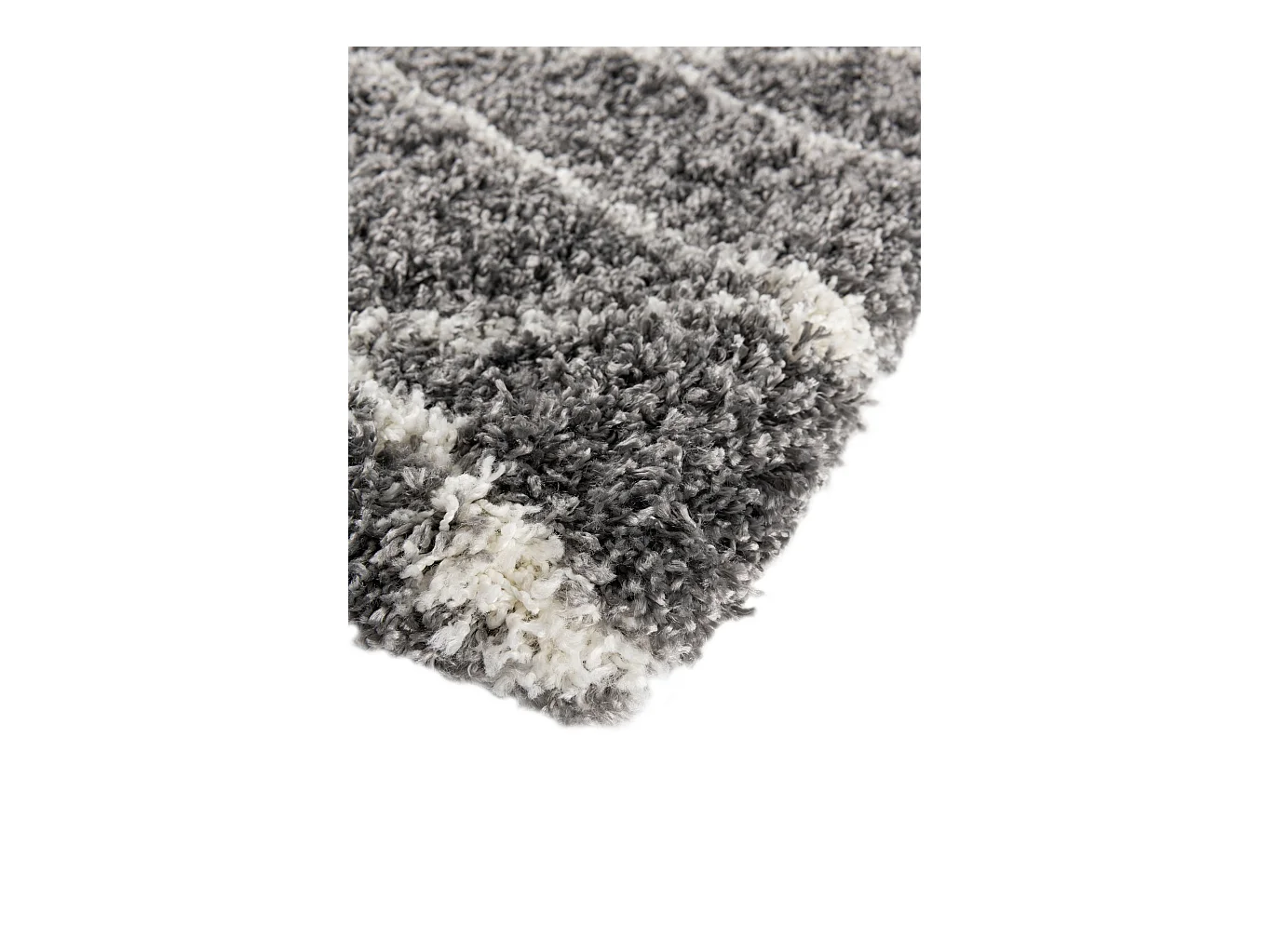 Hoogpolig tapijt 183x61 SteenGrijs Lachen Fence