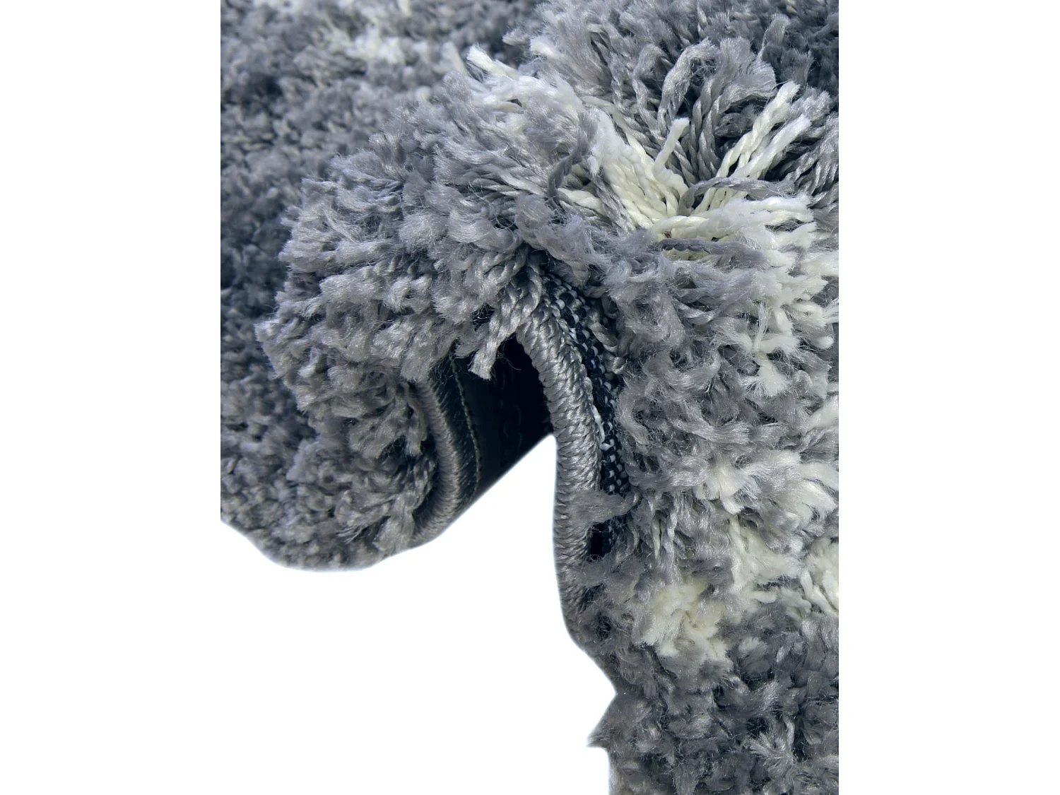 Tapis shaggy 62x185 gris pierre Lachen Fence