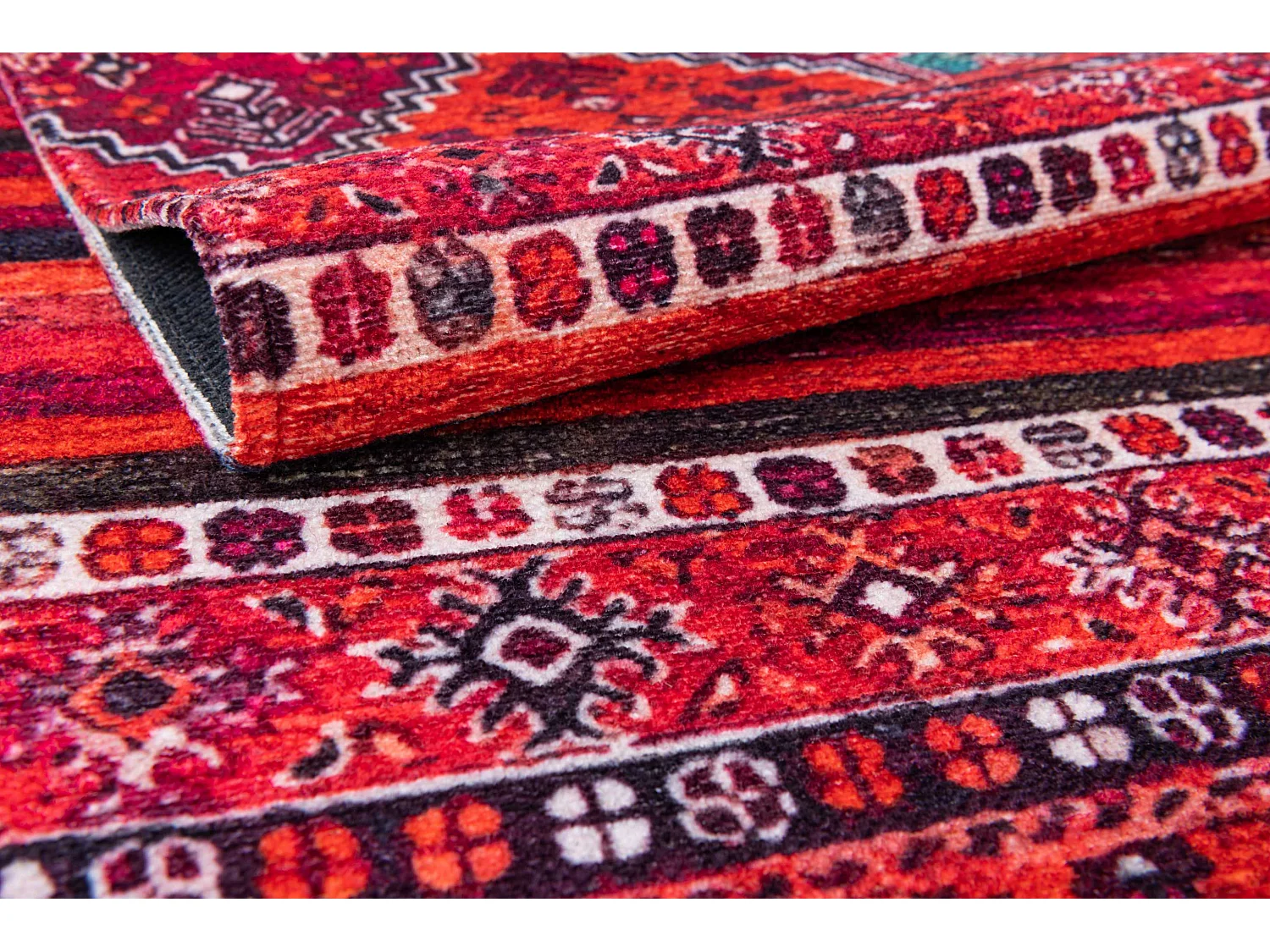 Tapis 80x305 rouge Kriens Attai