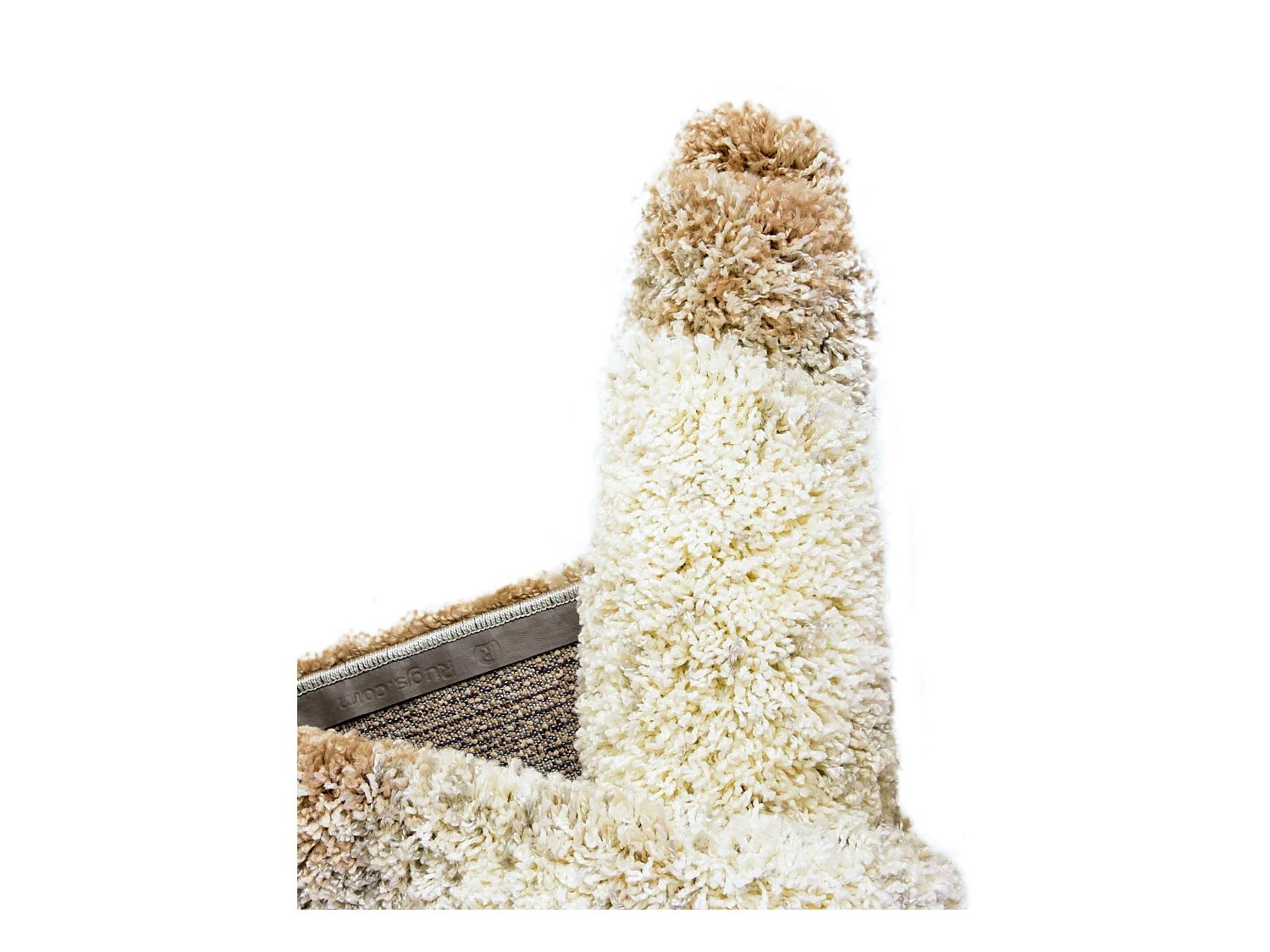 Hochflorteppich 62x185 Beige - Braun Lachen Haze