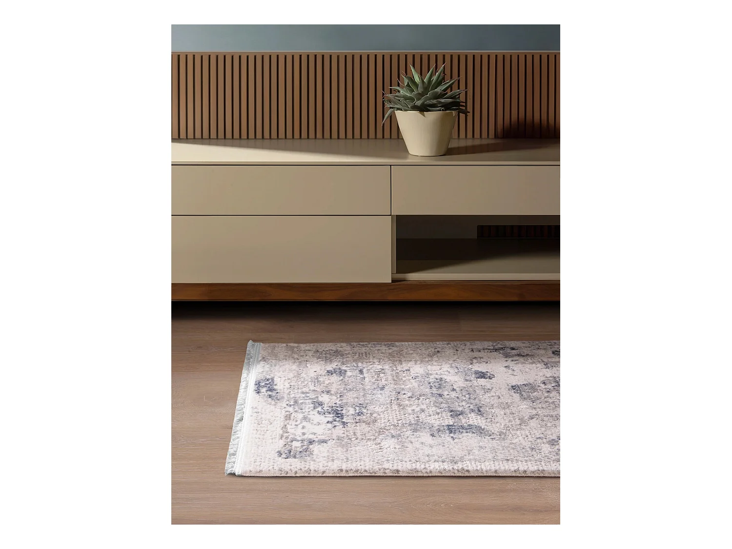 Tappeto 80x305 Blu Davos Excellence