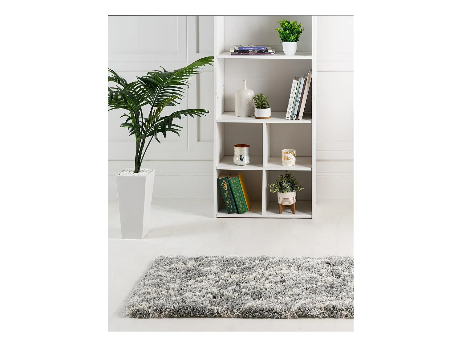 Tappeto shaggy  80x305 grigio Lachen Fence