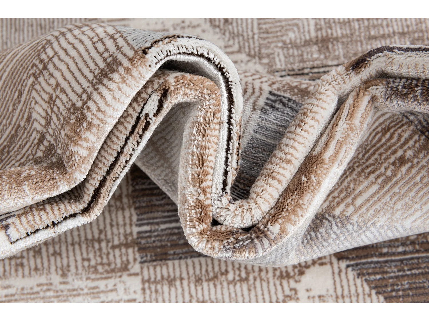 Tapijt 305x80 Beige Airolo Mosaic