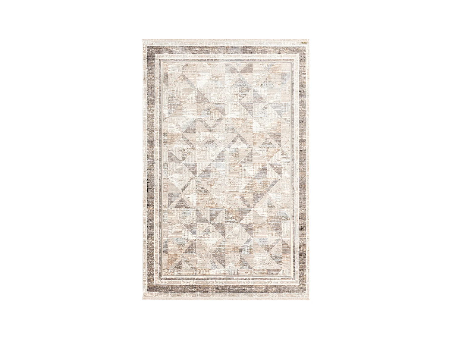 Tapis 80x305 beige Airolo Mosaic