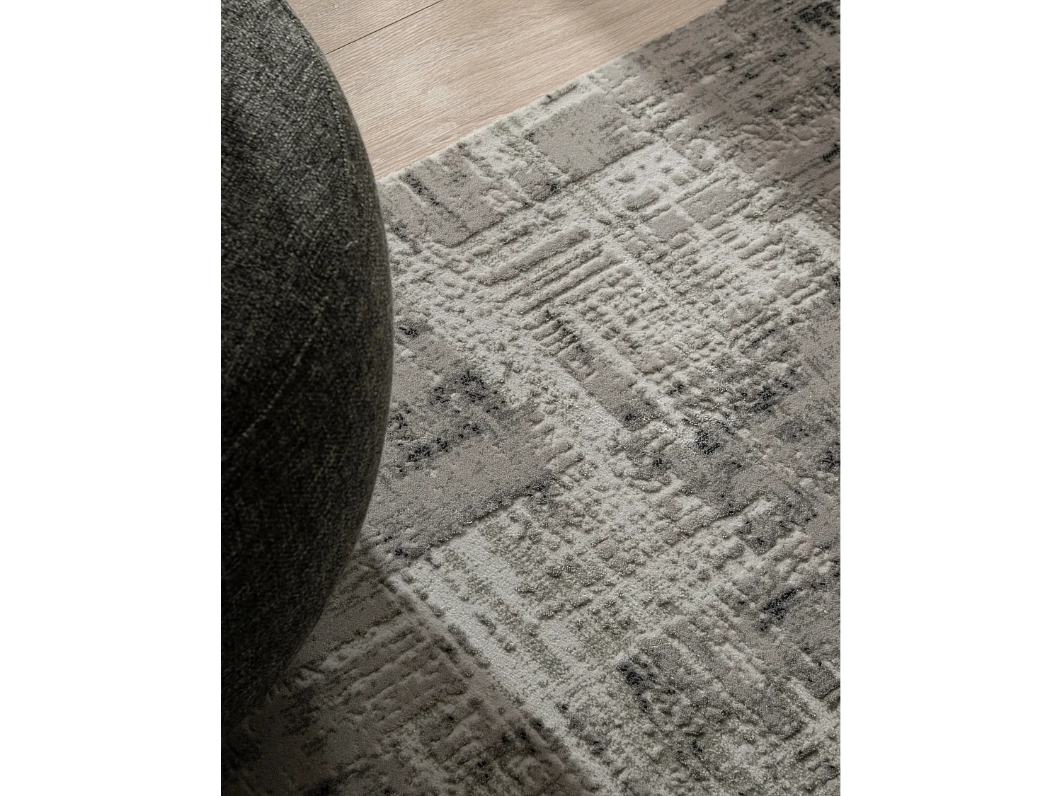 Tapis 80x305 gris Davos Miracle