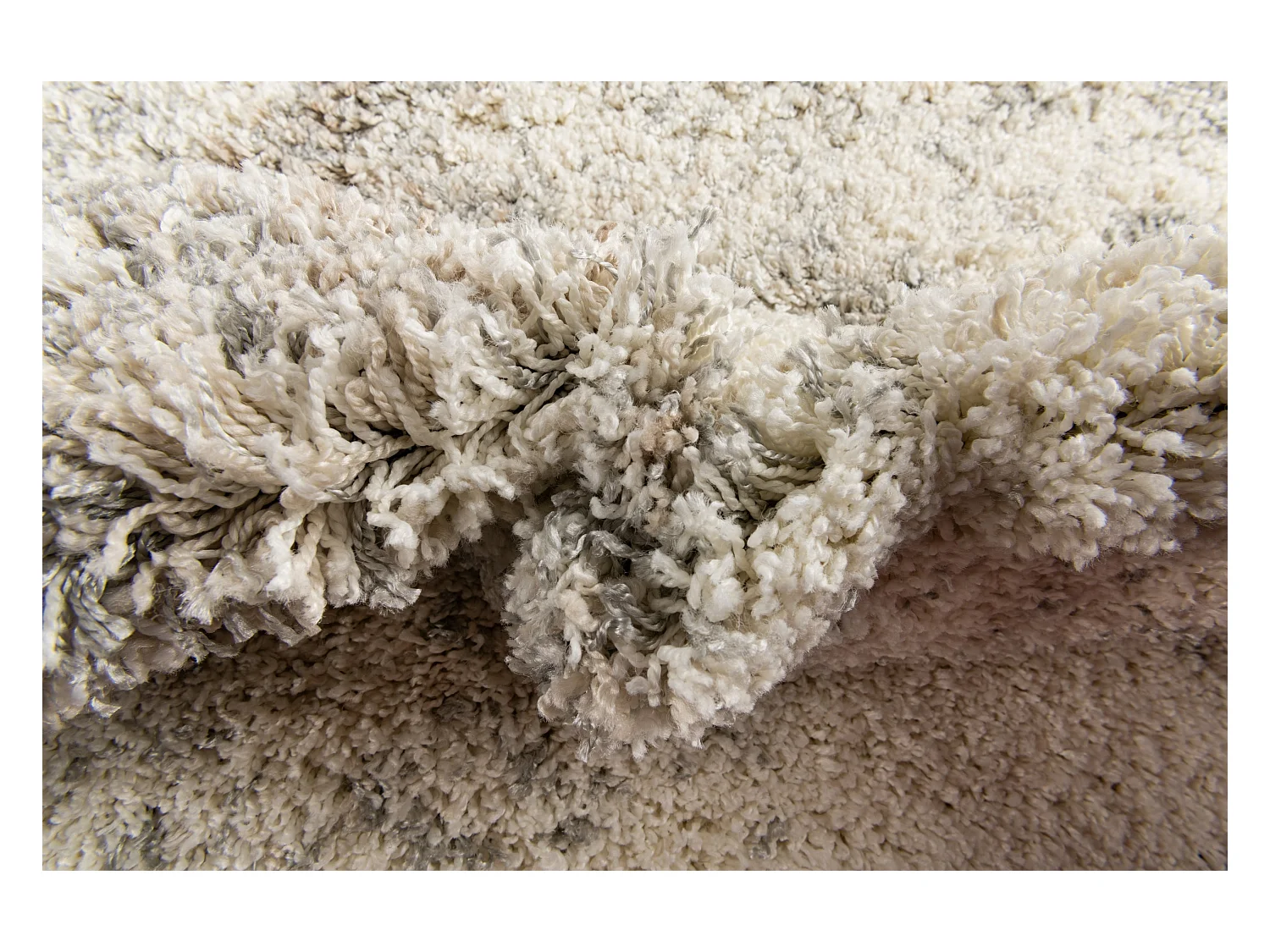 Tappeto shaggy  80x305 beige - marrone Lachen Haze