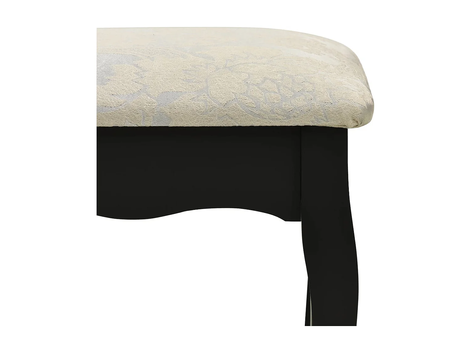 Coiffeuse table de maquillage noire 50 x 59 x 136 cm 02_0006331