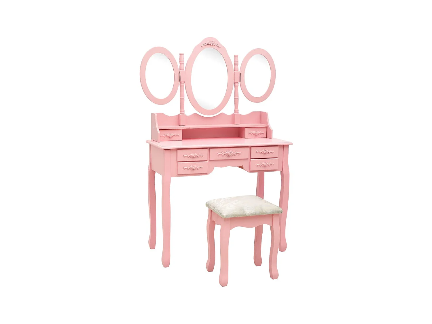 Coiffeuse avec tabouret et 90 x 40 x 146 cm 02_0006327