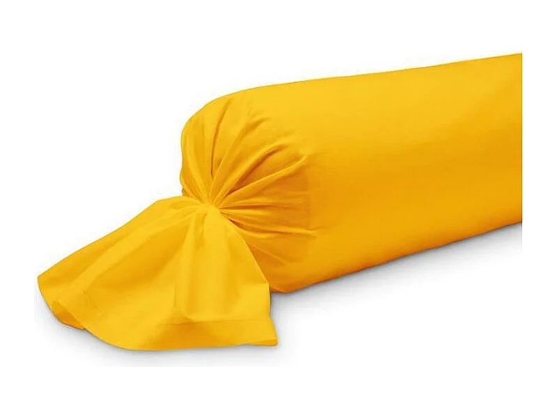 Taie de traversin 100% coton - 45x185 cm - Safran