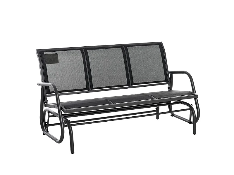 Banc à bascule design RYAN noir