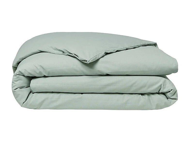 Housse de couette lisse 100% coton, qualité 144 fils. Turquoise 150x220cm